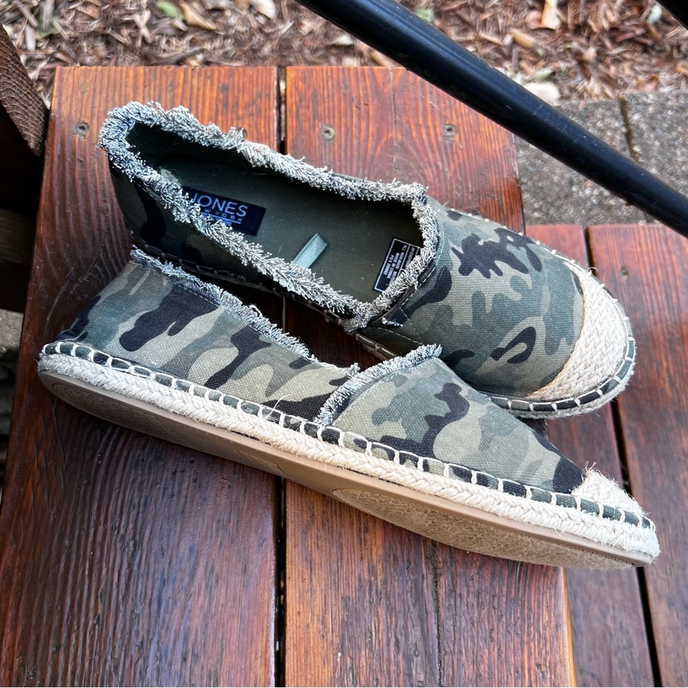 JONES NEW YORK STACI CAMOFLAGE ESPADRILLE SNEAKERS SIZE 10 W - Picture 2 of 12
